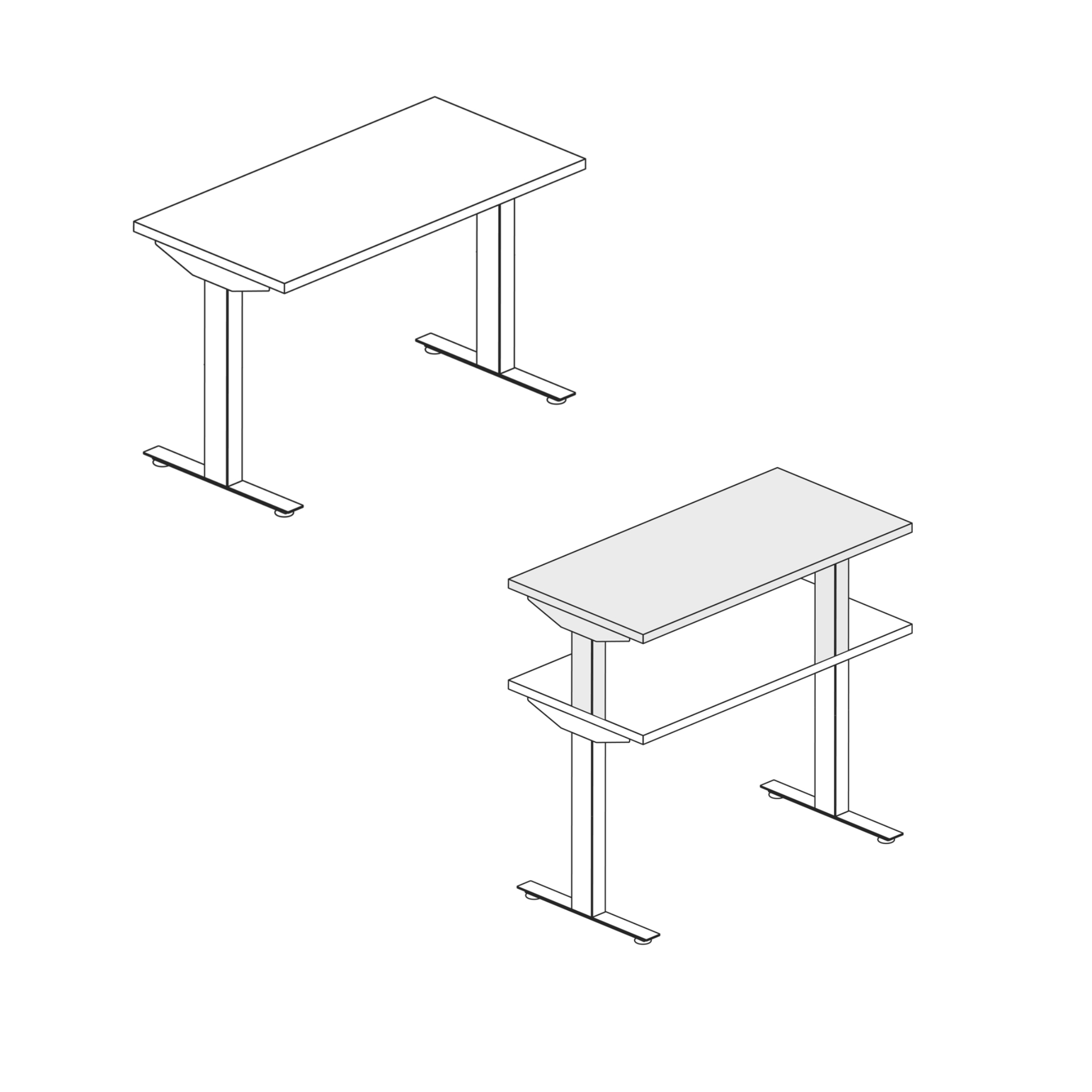 Nevi Sit-to-Stand Table by Herman Miller