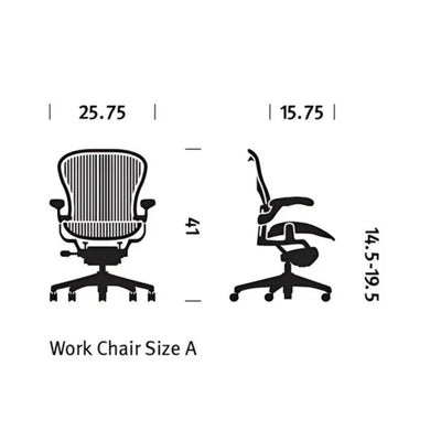 Aeron Remastered Chair (Graphite) by Herman Miller