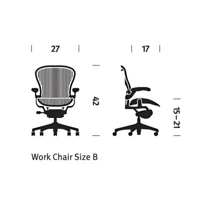 Aeron Remastered Chair (Mineral) by Herman Miller