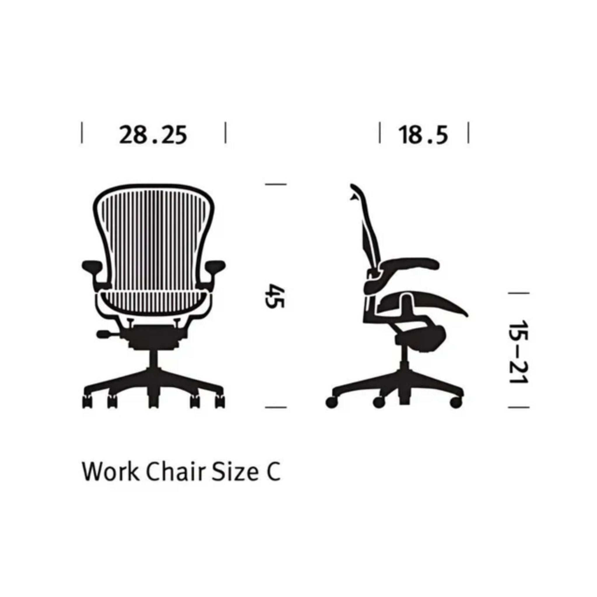 Aeron Remastered Chair (Graphite) by Herman Miller